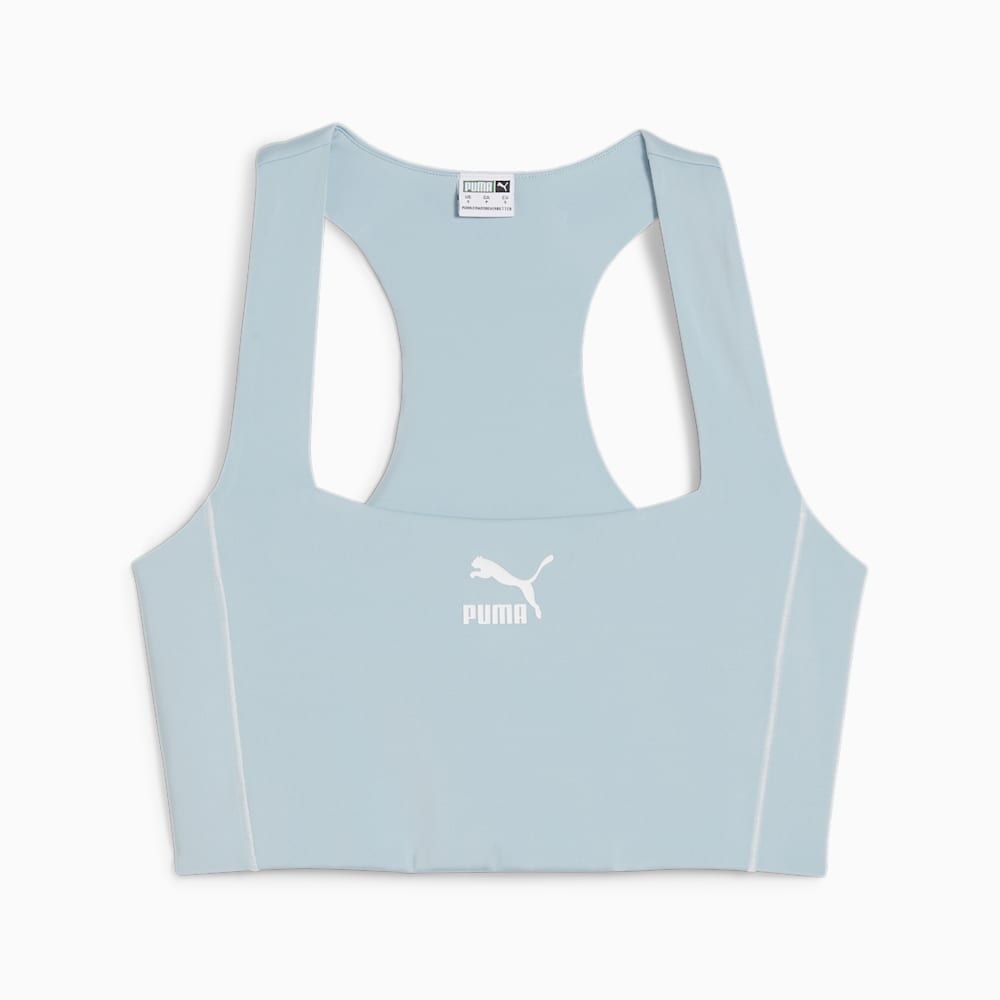 Puma T7 Crop Top - Turquoise Surf