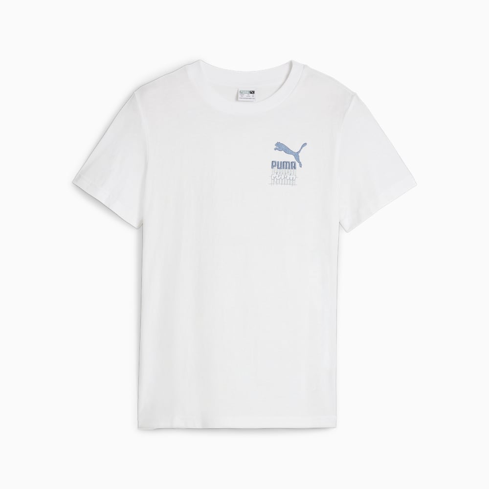 Puma CLASSICS BRAND LOVE Big Kids Tee - White