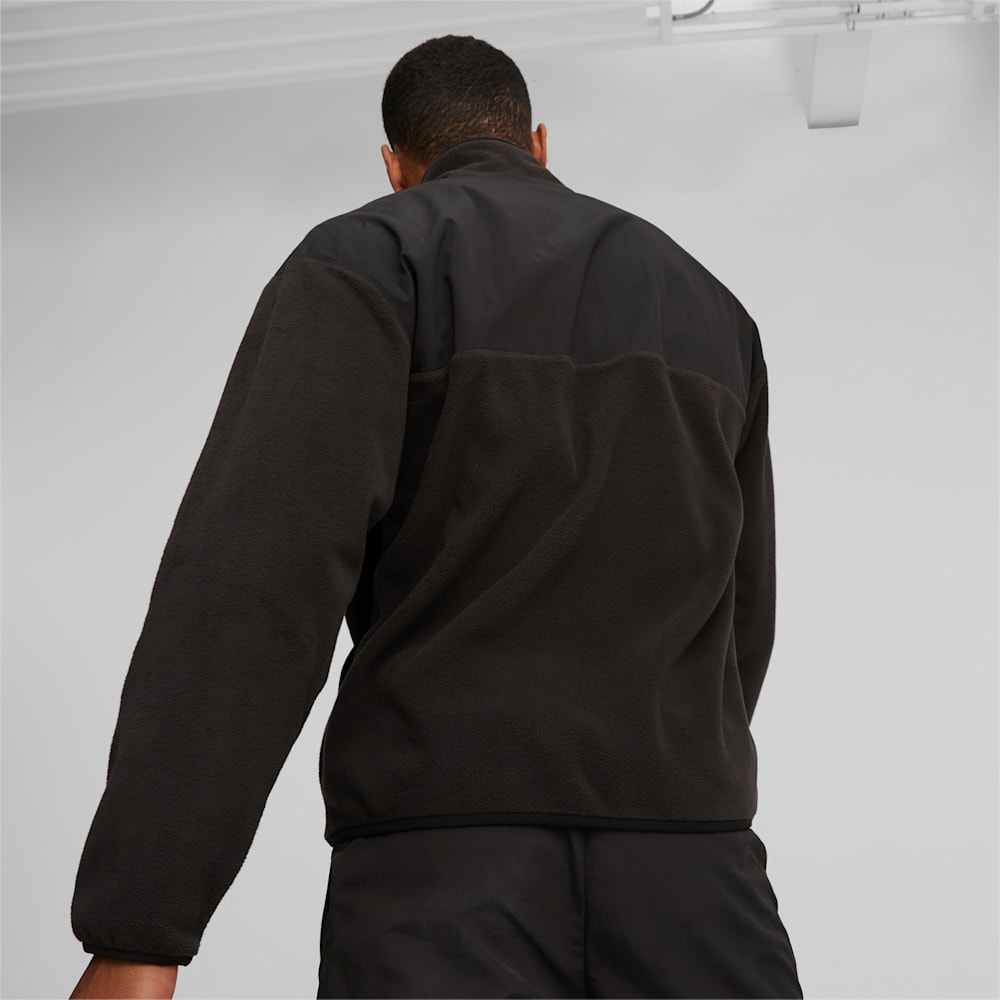 Puma CLASSICS UTILITY Half-Zip Jacket - Black