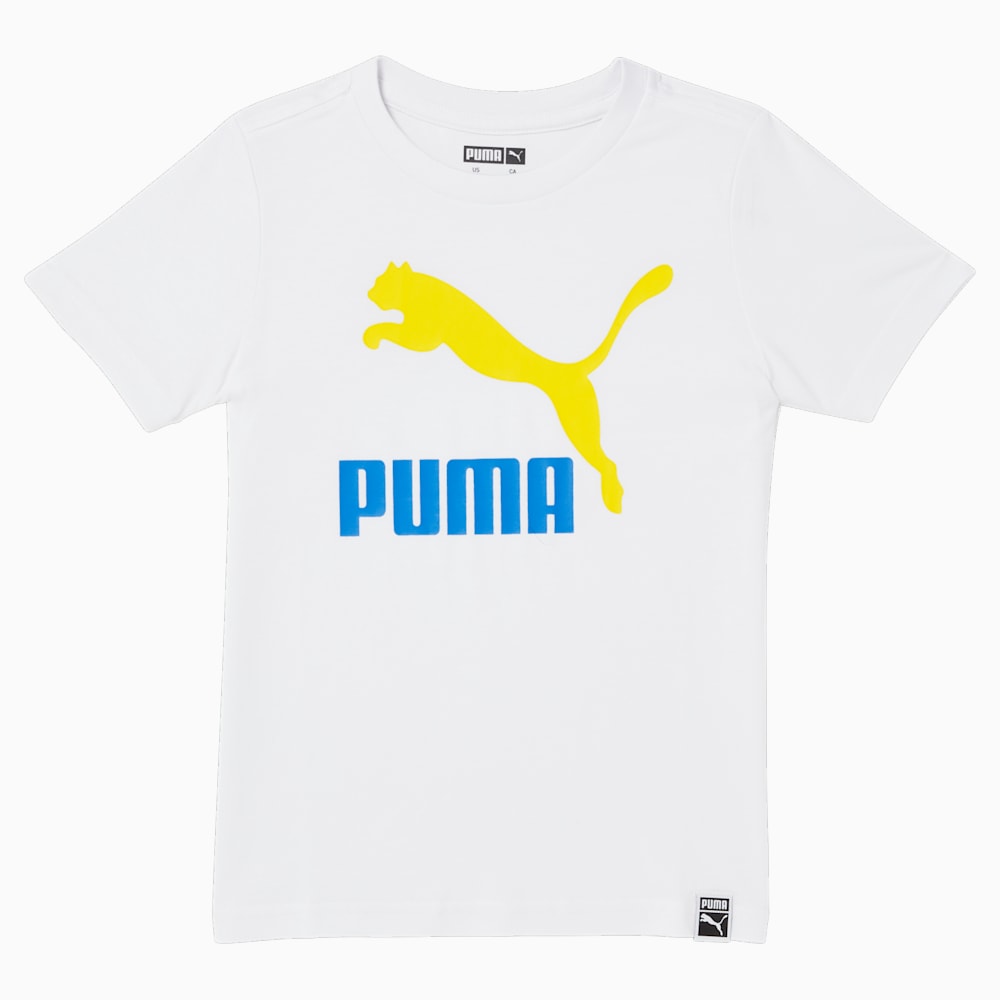 Puma T7 Classics Little Kids Tee - WHITE