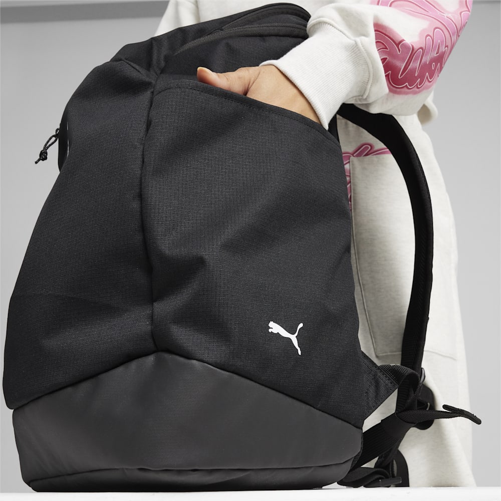 Puma Basketball Pro Backpack - Black-White