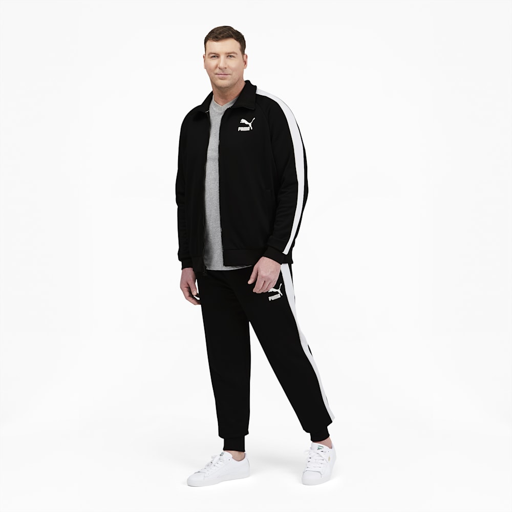 Puma Iconic T7 Track Jacket Big And Tall - Black-white