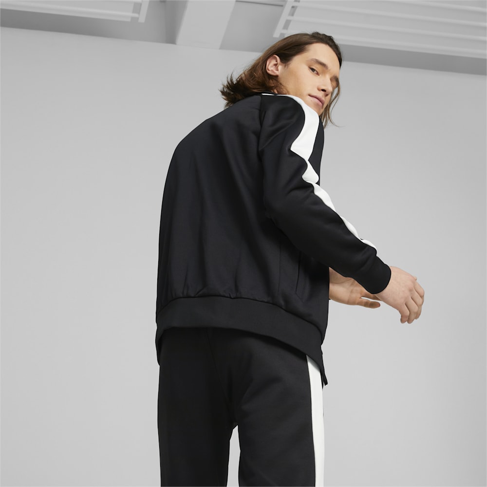 Puma Iconic T7 Track Jacket Big And Tall - Black-white