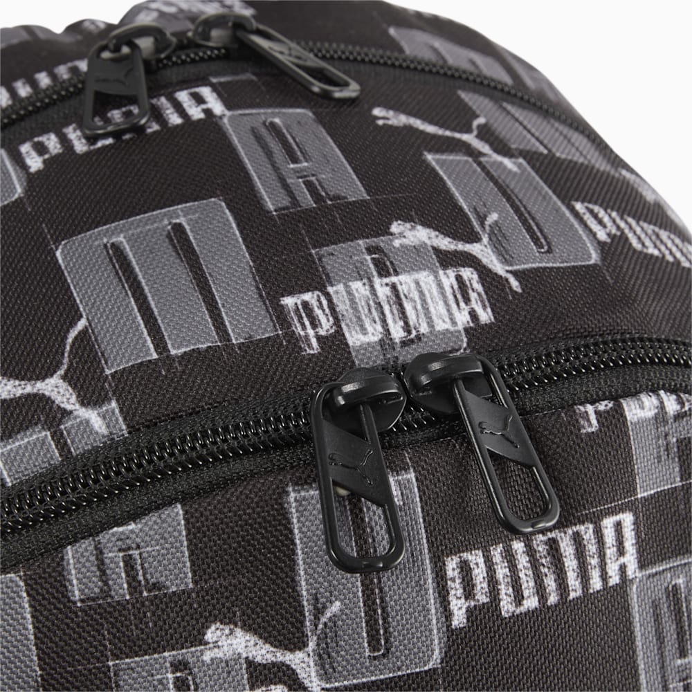 Puma Academy Backpack - Black-Logo AOP