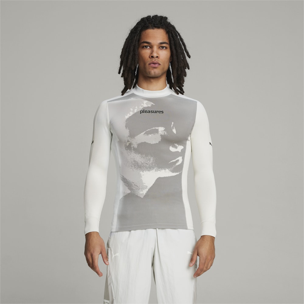 Puma x PLEASURES Long Sleeve Tee - Warm White