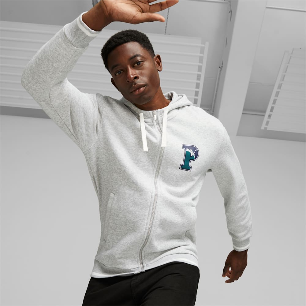 Puma Squad Hoodie - Light Gray Heather