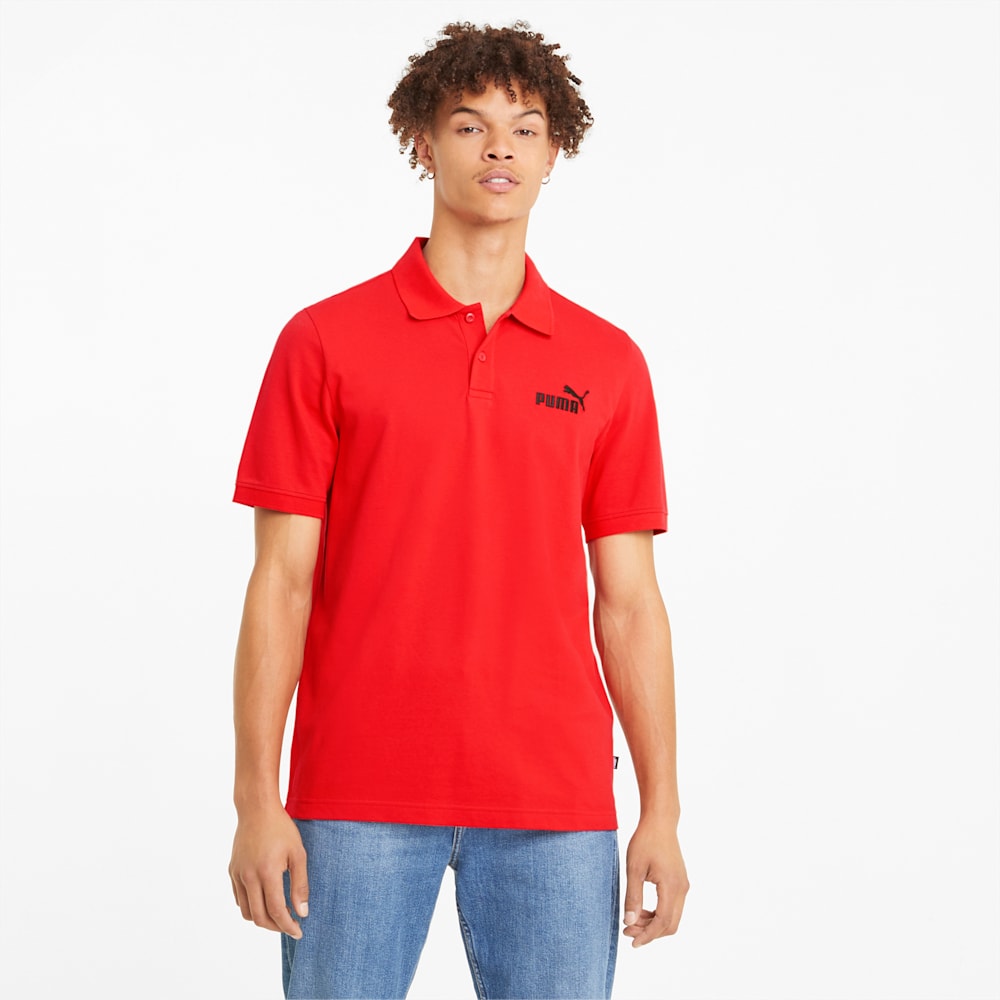 Puma Essentials Pique Polo - High Risk Red