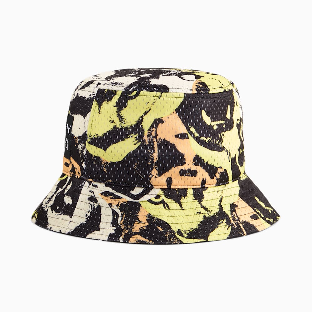 Puma Basketball Bucket Hat - Yellow Blaze-AOP