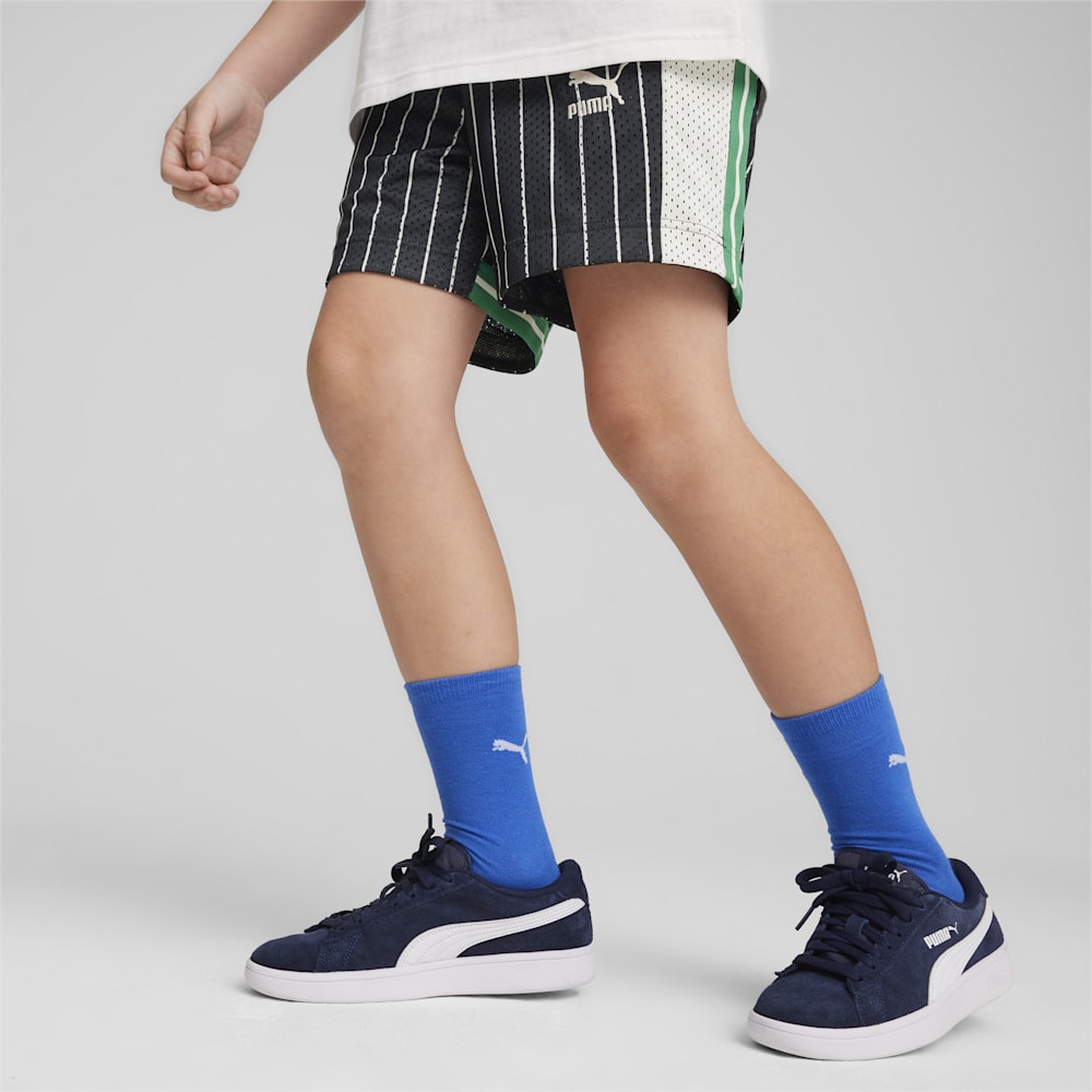 Puma For the Fanbase Big Kids Basketball Shorts - Black