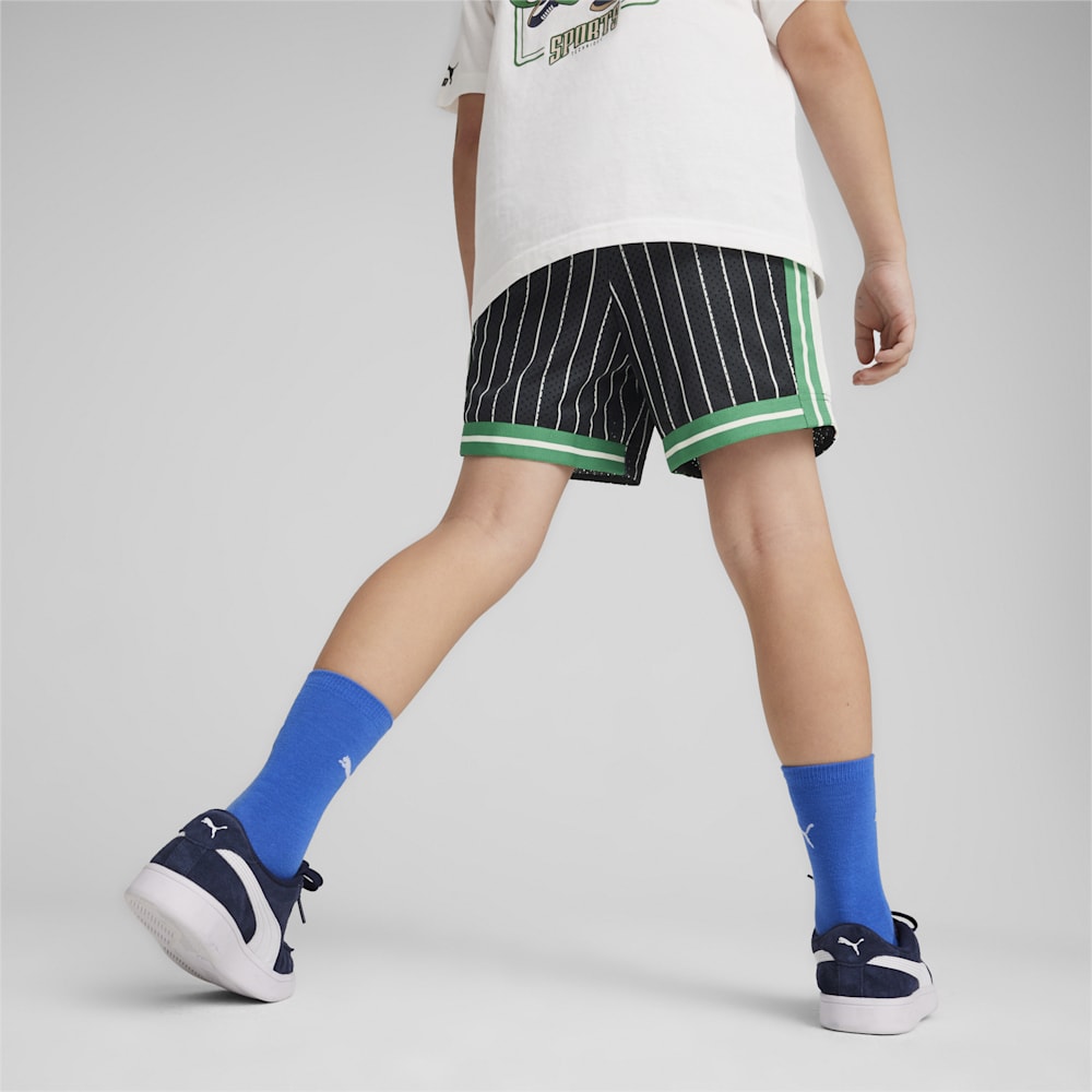 Puma For the Fanbase Big Kids Basketball Shorts - Black