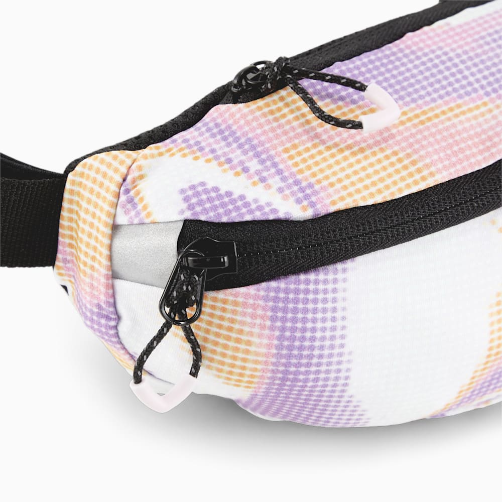 Puma PR Classic Running Waist Bag - White-Grape Mist-AOP