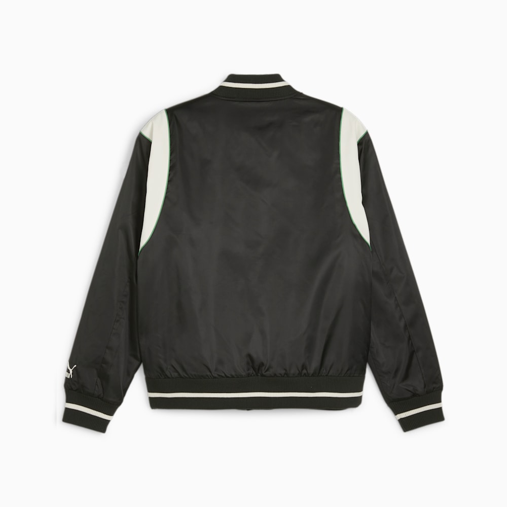 Puma For the Fanbase PUMA TEAM Varsity Jacket - Black