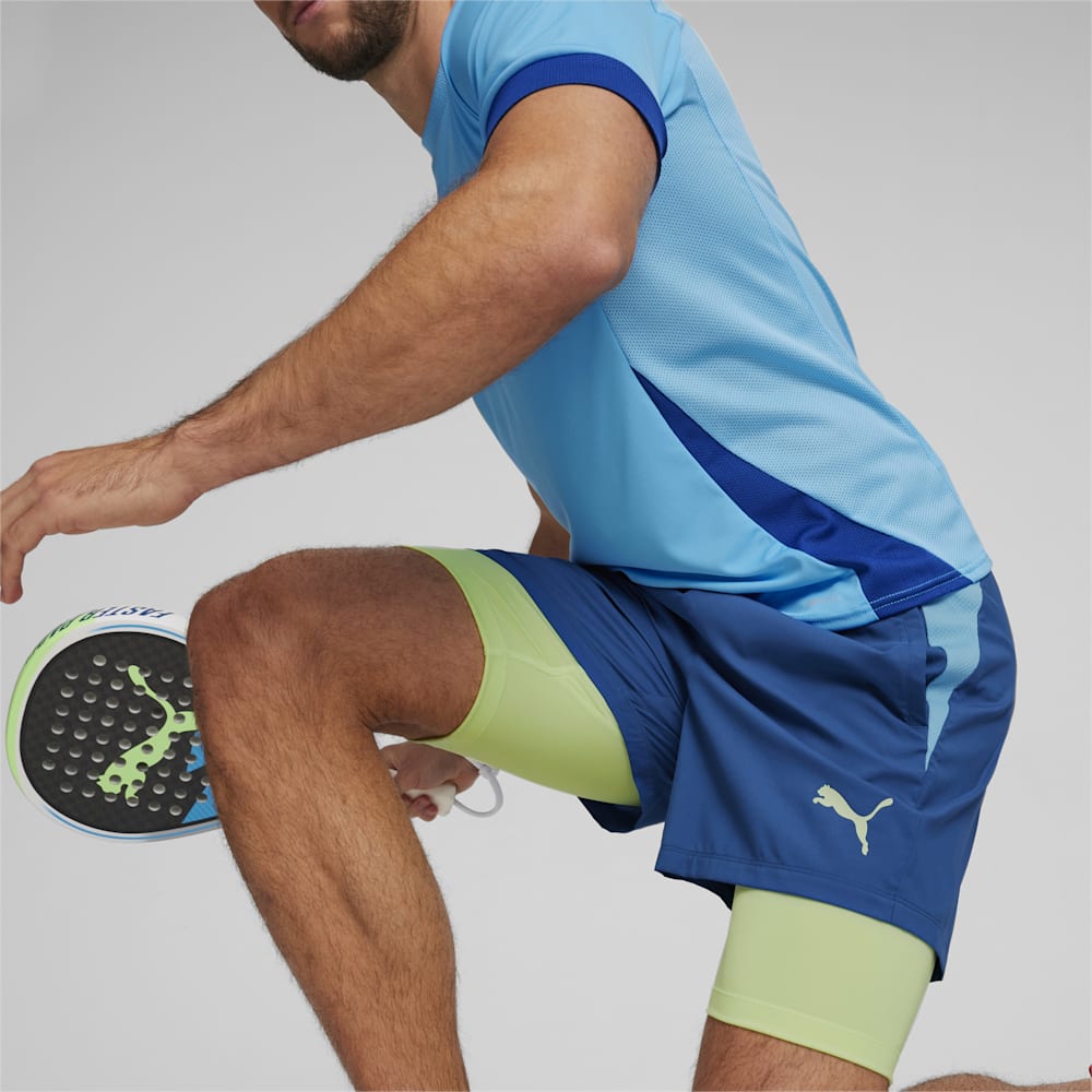 Puma Individual teamGOAL Racquet Sports 2-in-1 Shorts - Cobalt Glaze-Luminous Blue