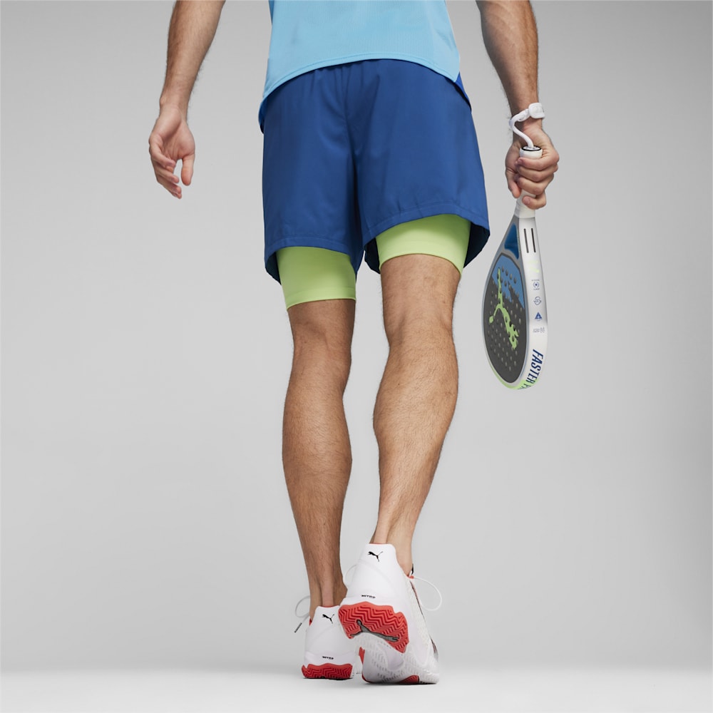 Puma Individual teamGOAL Racquet Sports 2-in-1 Shorts - Cobalt Glaze-Luminous Blue