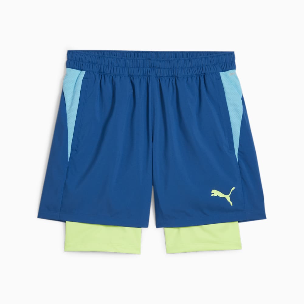 Puma Individual teamGOAL Racquet Sports 2-in-1 Shorts - Cobalt Glaze-Luminous Blue