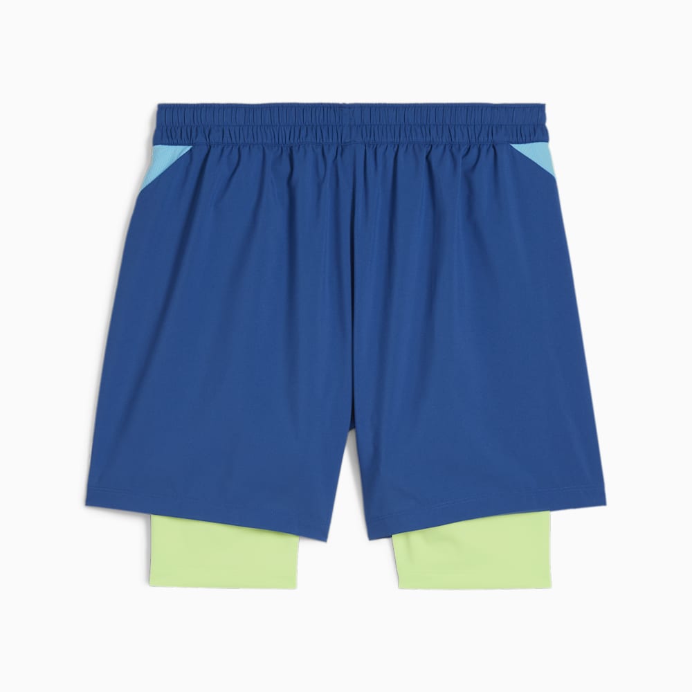 Puma Individual teamGOAL Racquet Sports 2-in-1 Shorts - Cobalt Glaze-Luminous Blue