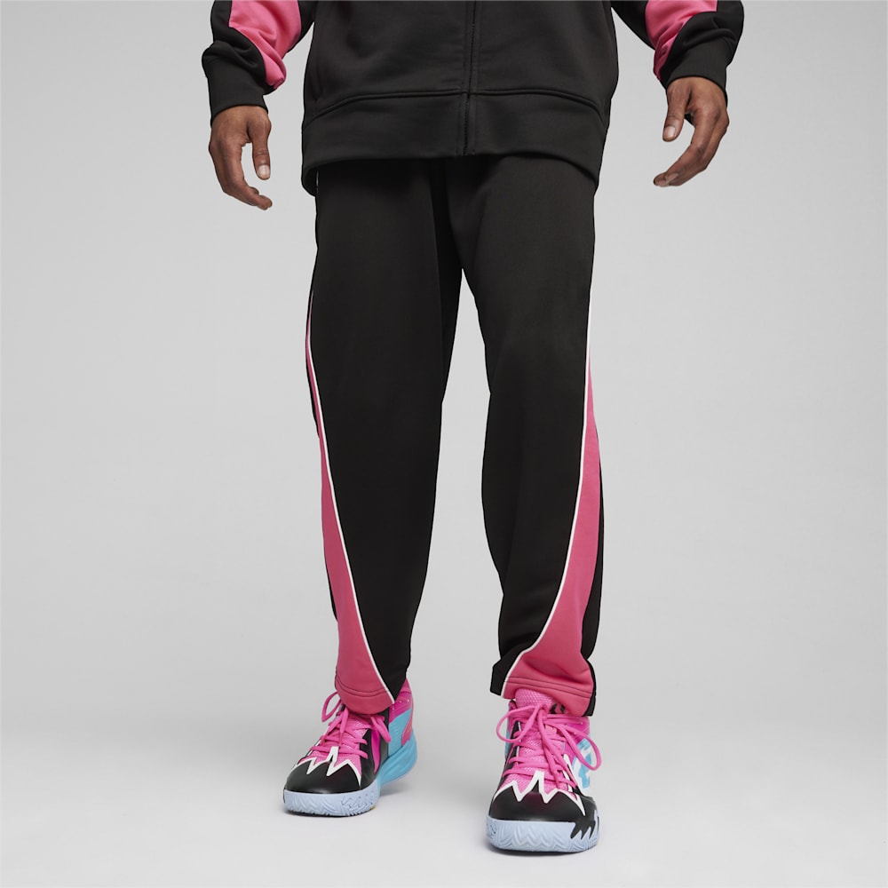 Puma Scoot x Northern Lights T-73 Pants - Black-Glowing Pink