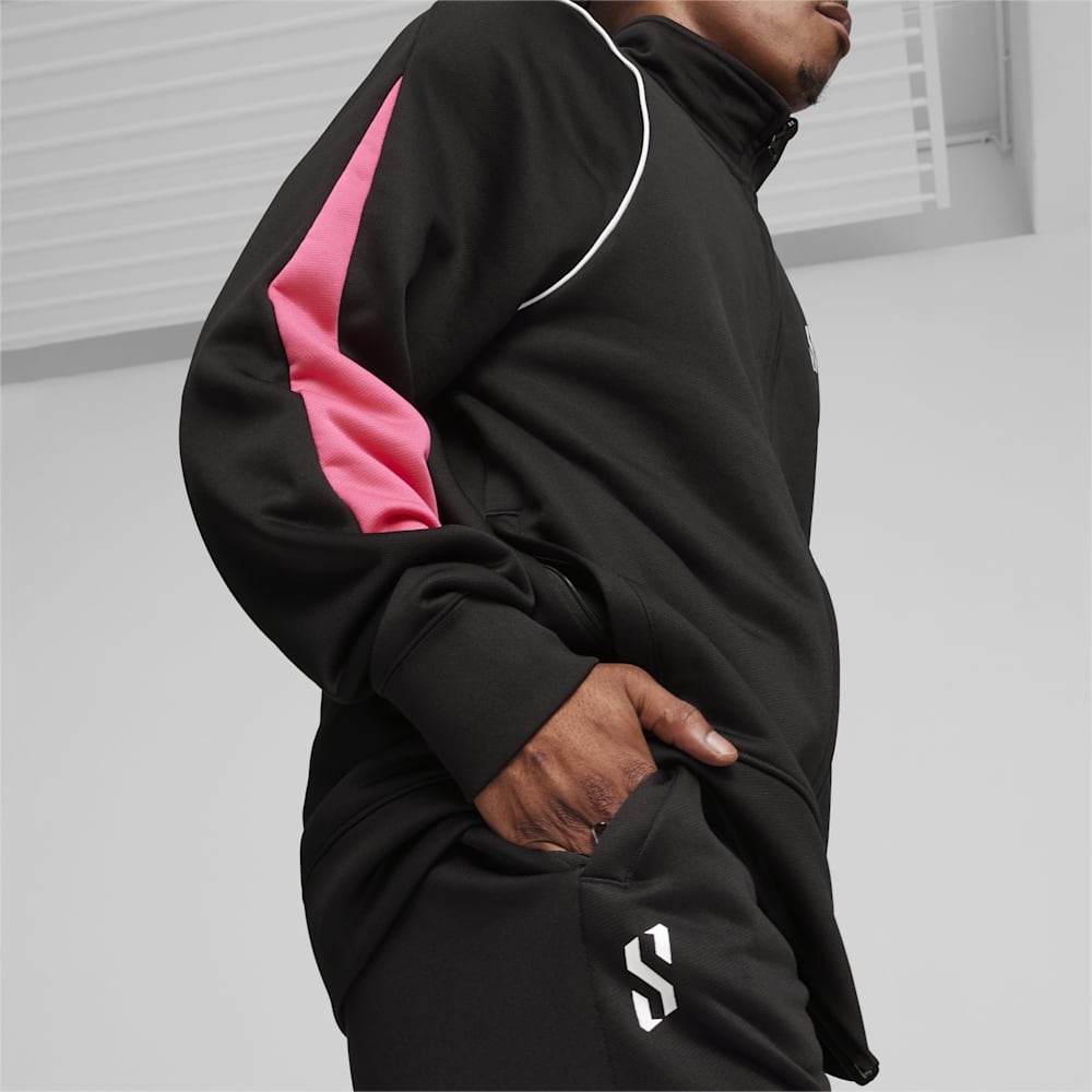 Puma Scoot x Northern Lights T-73 Pants - Black-Glowing Pink