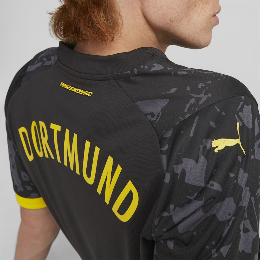 Puma Borussia Dortmund 23/24 Away Jersey - Black-Cyber Yellow