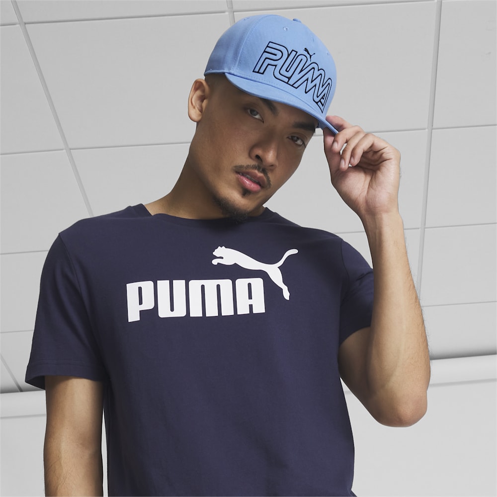 Puma Outline Adjustable Cap - MEDIUM BLUE