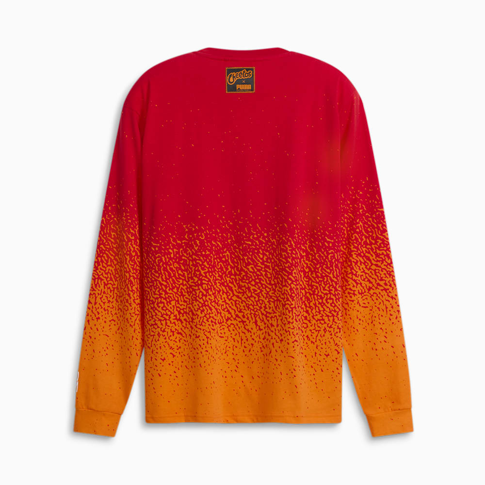 Puma HOOPS x CHEETOS® Long Sleeve Tee - For All Time Red-Rickie Orange