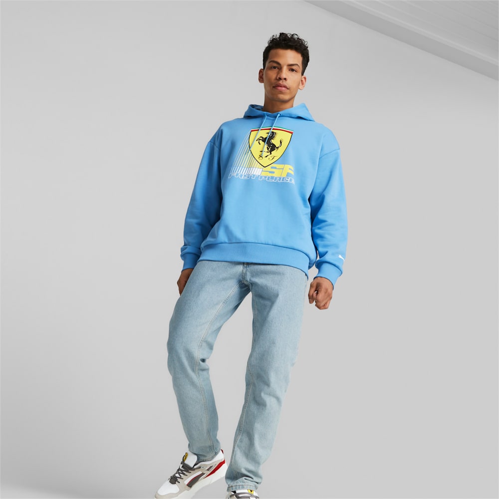 Puma Scuderia Ferrari Race CBS Motorsport Hoodie - Regal Blue