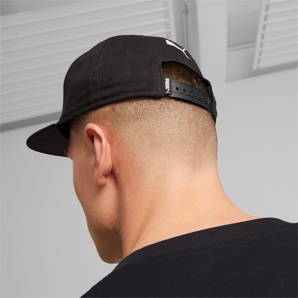 Puma Flat Brim Cap - Black-Gray Violet