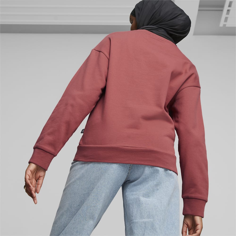 Puma BETTER ESSENTIALS Crew Neck Long Sleeve - Astro Red