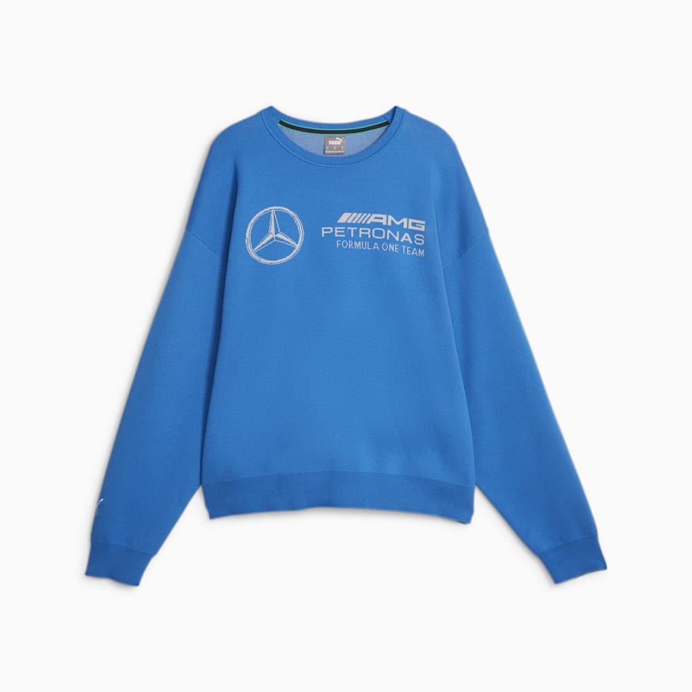 Puma Mercedes AMG-Petronas F1® Statement Knitted Motorsport Sweater - Ultra Blue