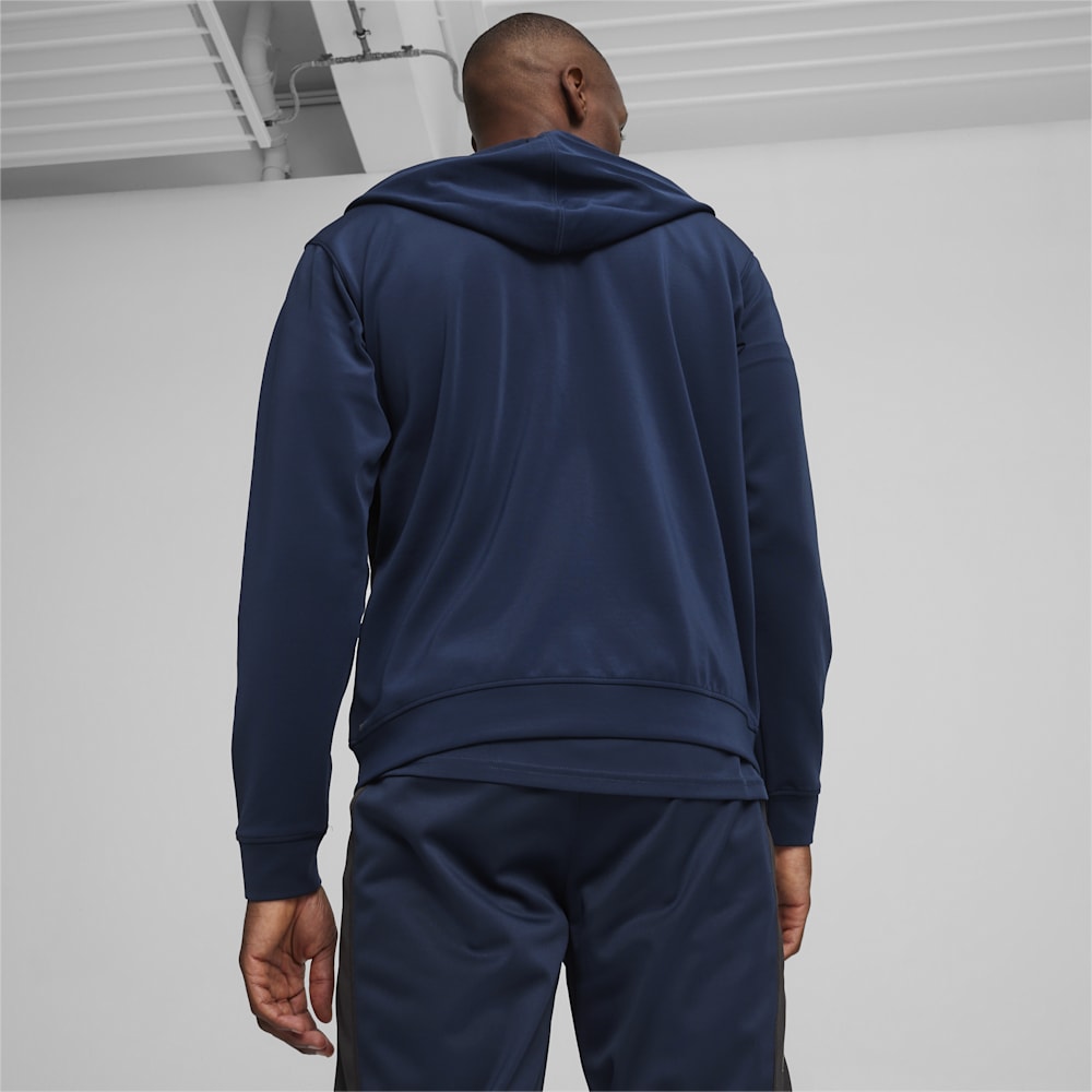 Puma Fit Double Knit Full-Zip Hoodie - Club Navy