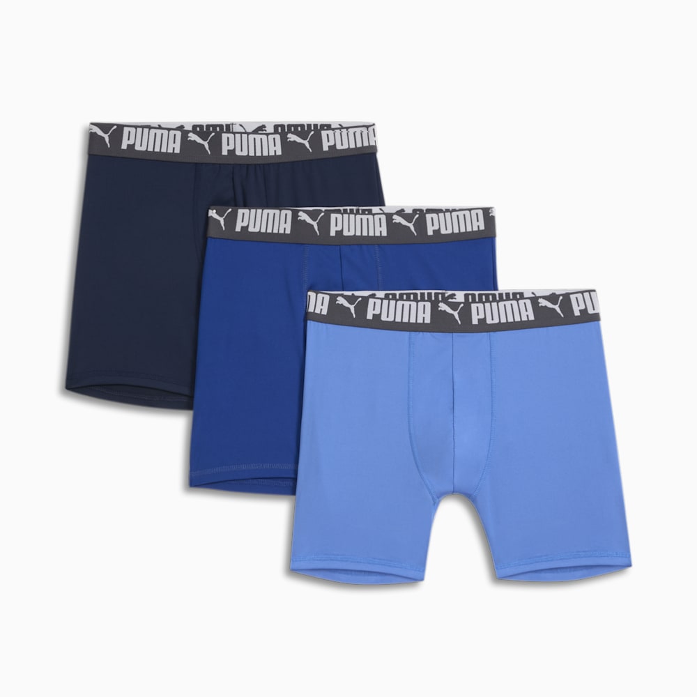 Puma Athletic Boxer Briefs (3 Pack) - BLUE