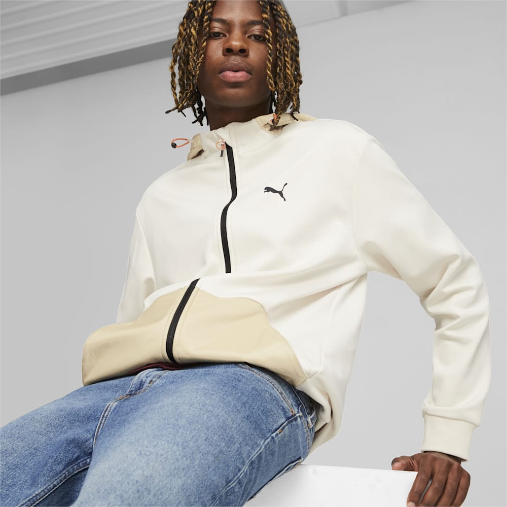 Puma OPEN ROAD Full-Zip Hoodie - Alpine Snow