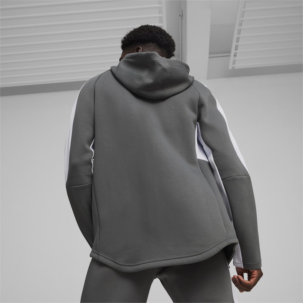 Puma EVOSTRIPE Full-Zip Hoodie - Mineral Gray