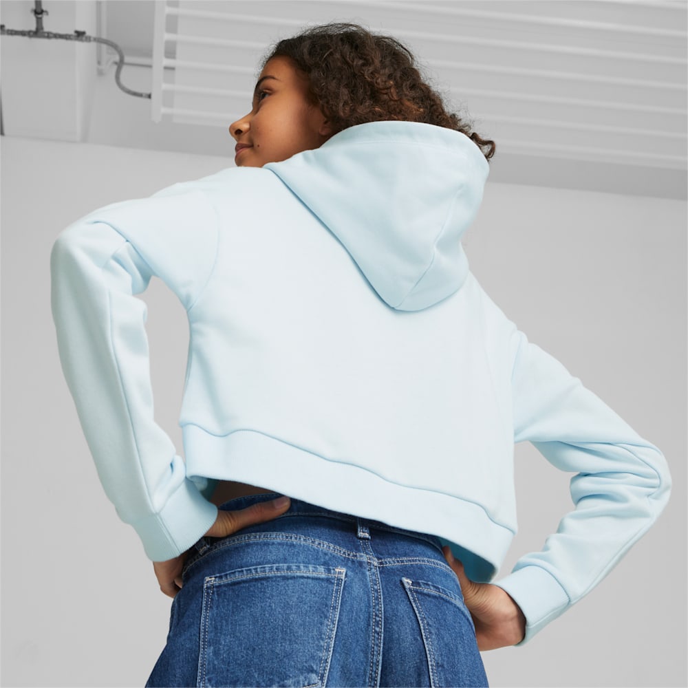 Puma Classics Big Kids Hoodie - Icy Blue