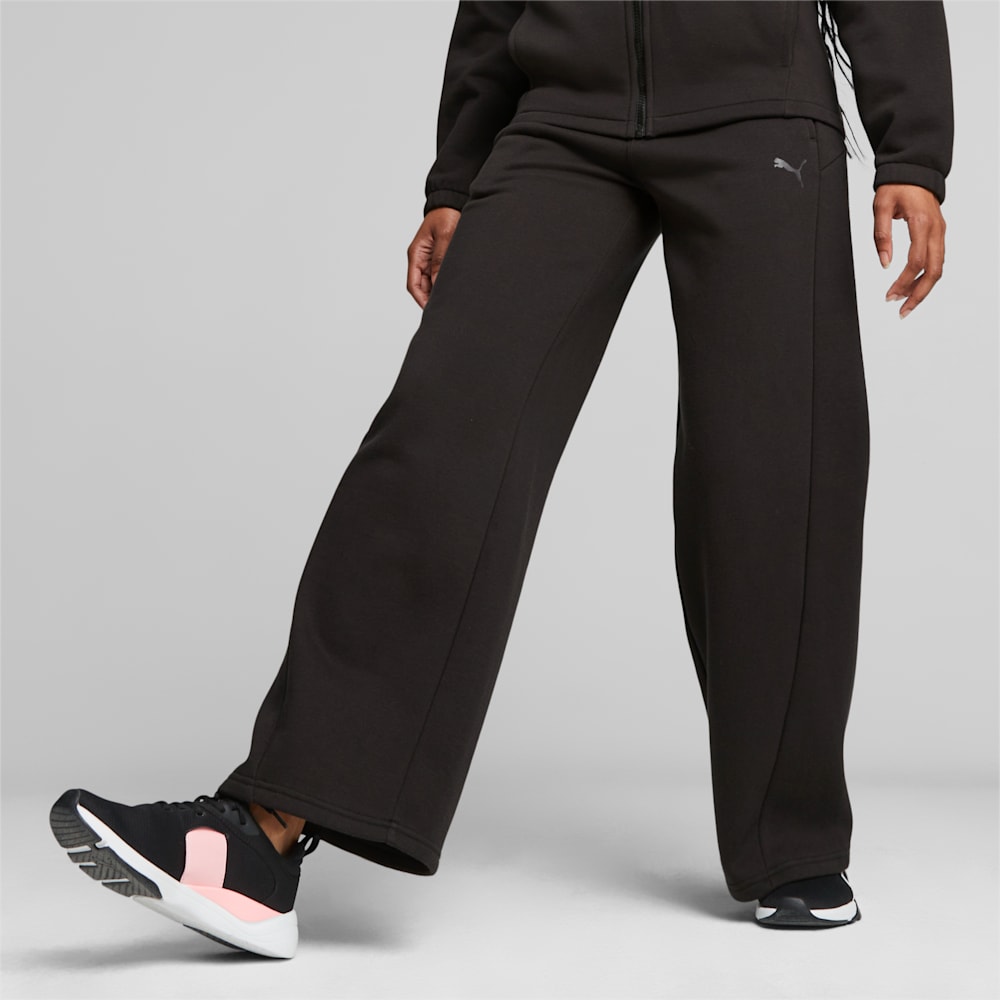 Puma MOTION Straight Leg Sweatpants - Black