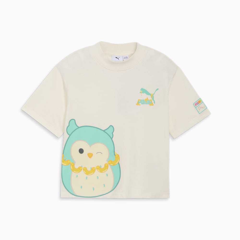 Puma PUMA x SQUISHMALLOWS Big Kids Winston Tee - WARM WHITE