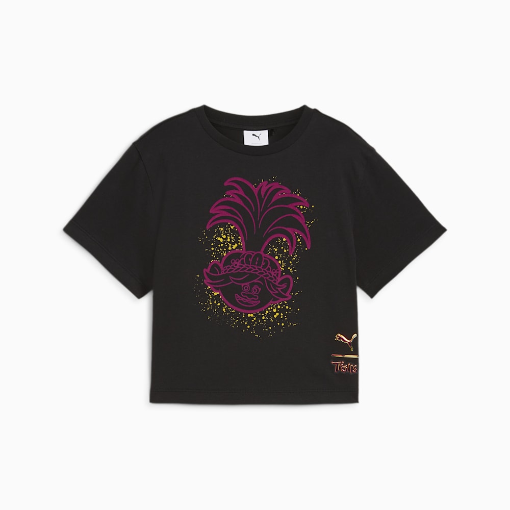 Puma PUMA x TROLLS Little Kids Graphic Tee - Black