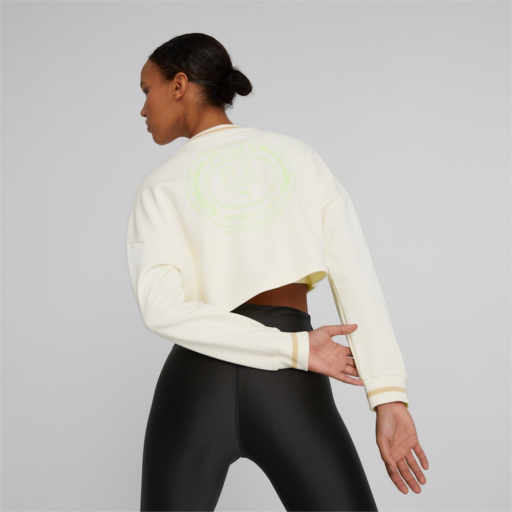 Puma x OLIVIA AMATO Cropped Sweatshirt - Frosted Ivory