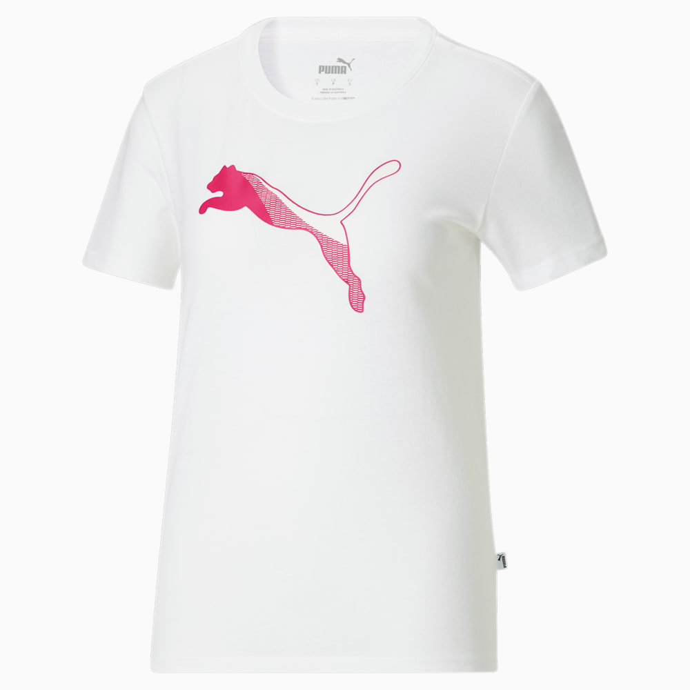 Puma Cat Segment Tee - White