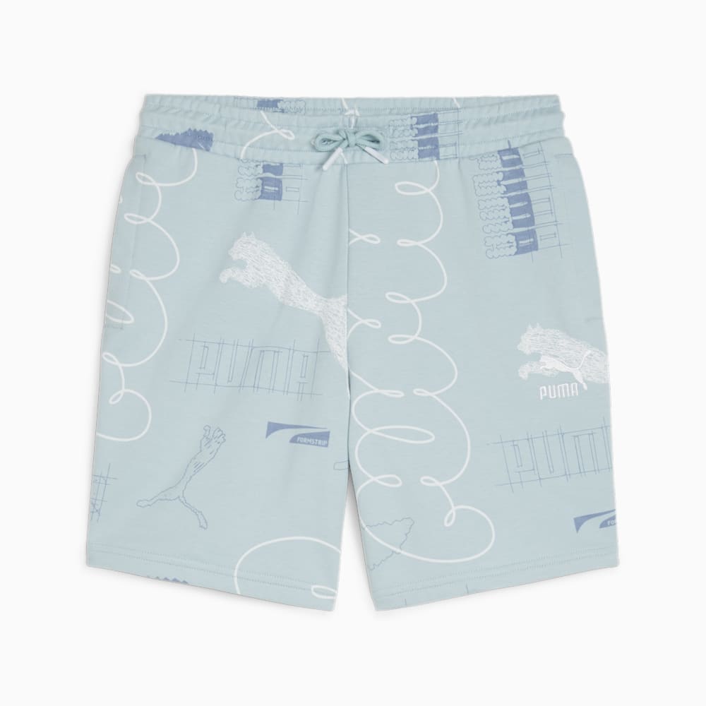 Puma CLASSICS BRAND LOVE Big Kids Shorts - Turquoise Surf