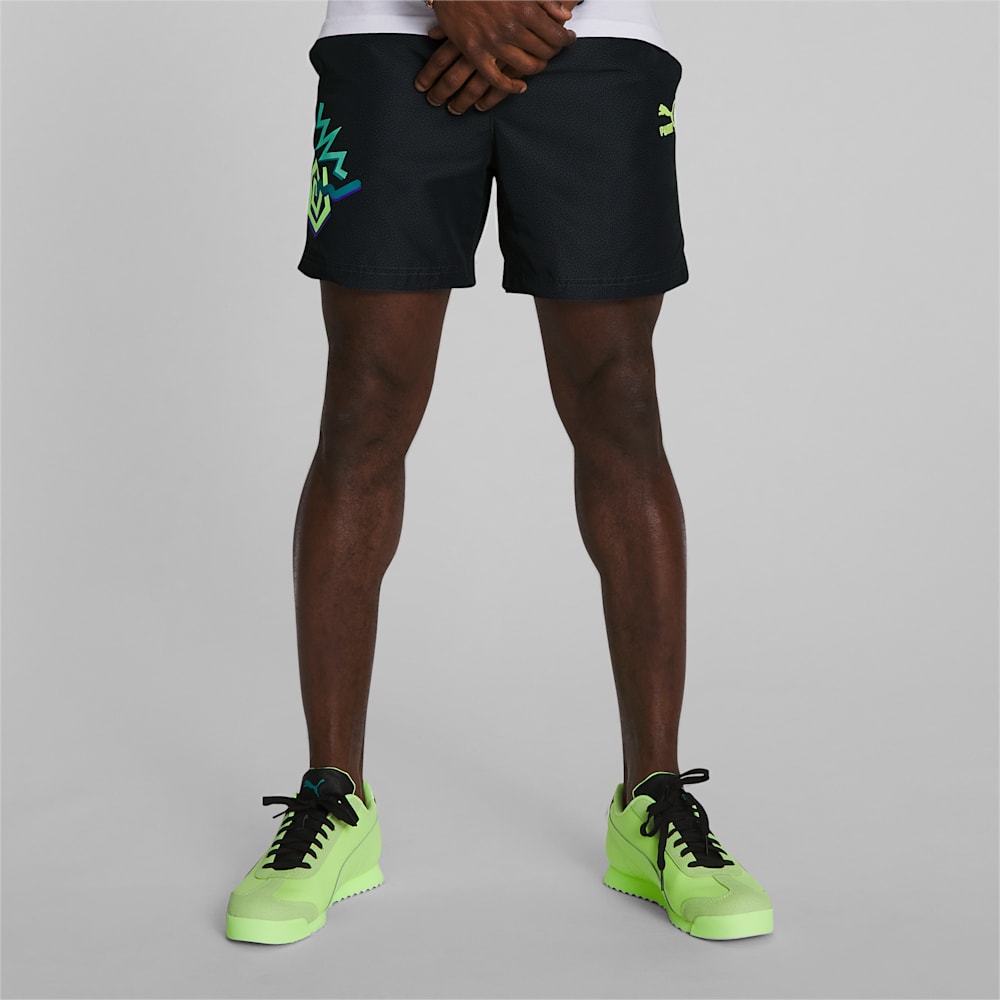 Puma Classics Daytona 6" Woven Shorts - Black-AOP