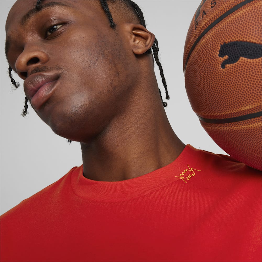 Puma SHOWTIME PUMA HOOPS Tee III - For All Time Red