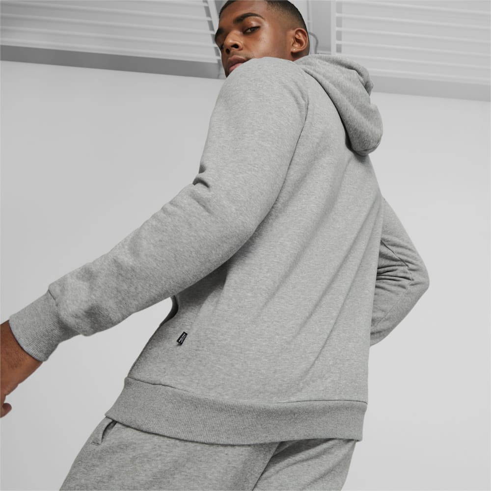 Puma ESS+ Logo Lab Hoodie - Medium Gray Heather