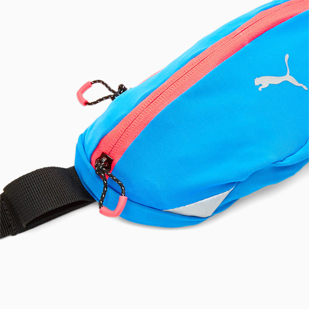 Puma Performance Running Classic Waist Bag - Concrete Gray-Icy Blue