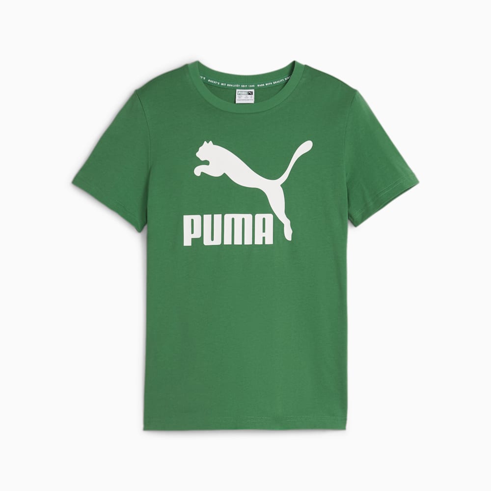 Puma Classics Kids Tee - Archive Green