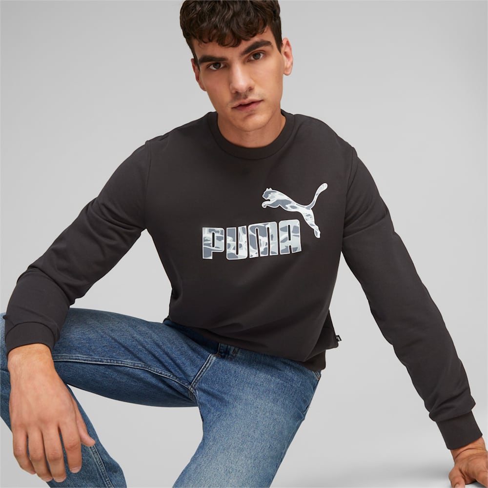 Puma Summer Splash Crew Neck Sweatshirt - Black