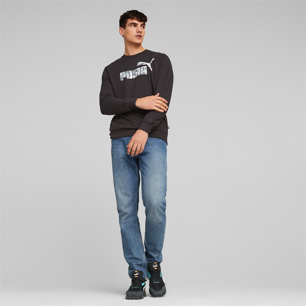 Puma Summer Splash Crew Neck Sweatshirt - Black