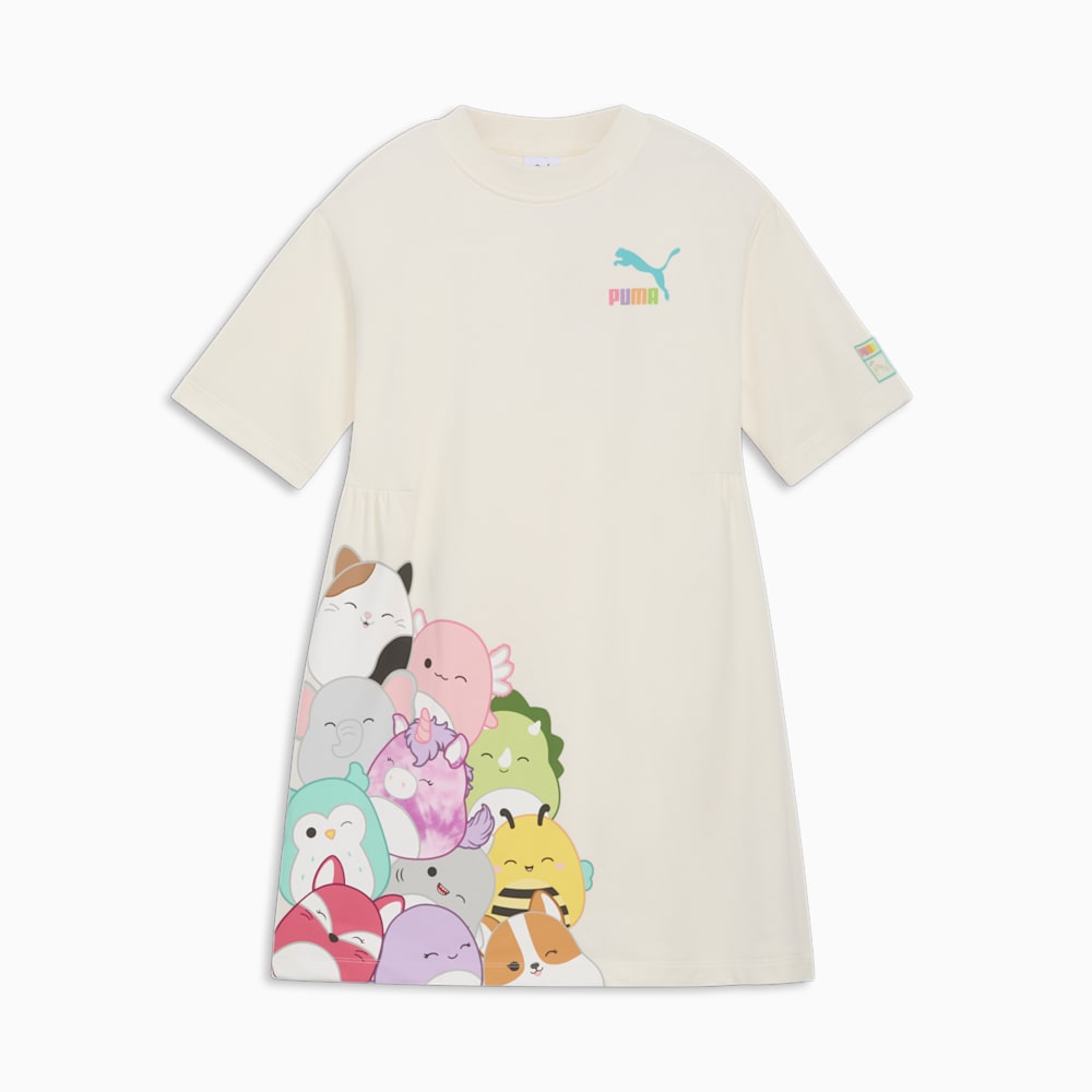 Puma PUMA x SQUISHMALLOWS Big Kids T-Shirt Dress - WARM WHITE