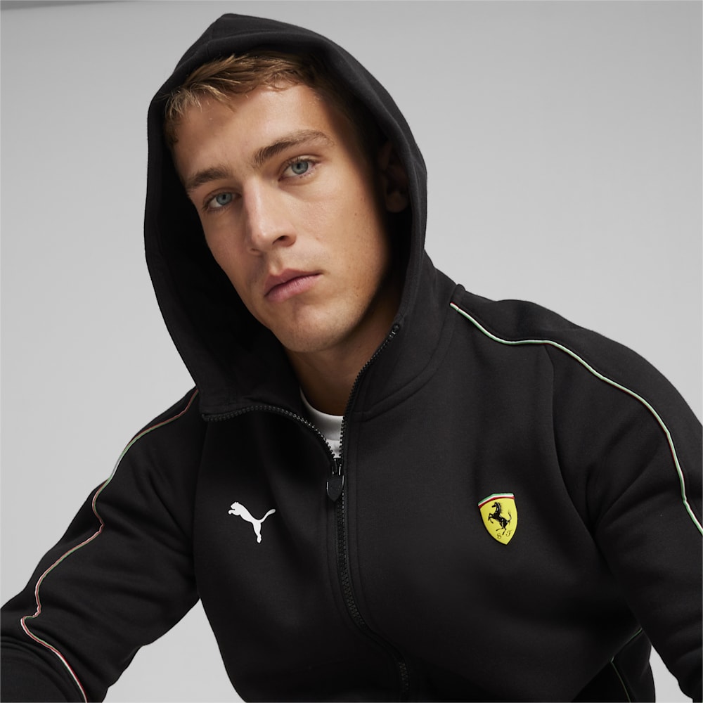 Puma Scuderia Ferrari Motorsport Race Hooded Sweat Jacket - Black