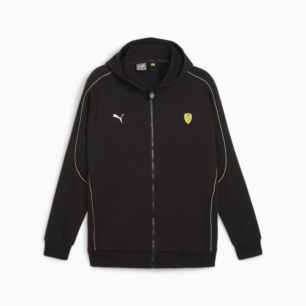 Puma Scuderia Ferrari Motorsport Race Hooded Sweat Jacket - Black